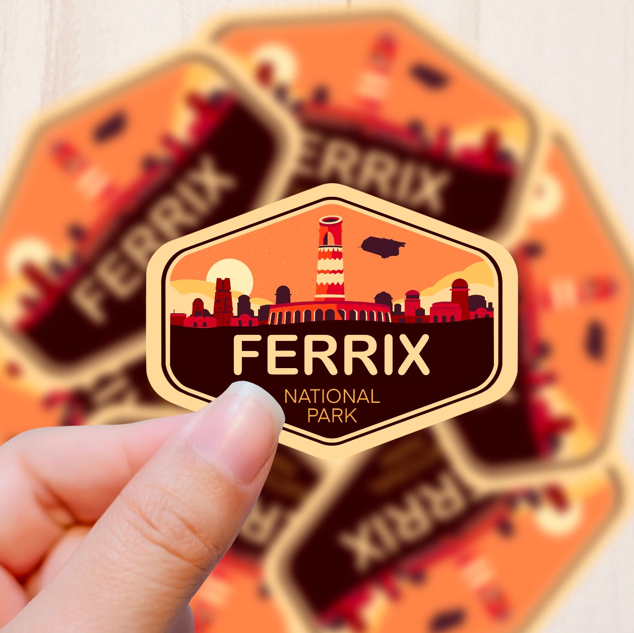 Star Wars National Park, Ferrix, Vinyl Sticker