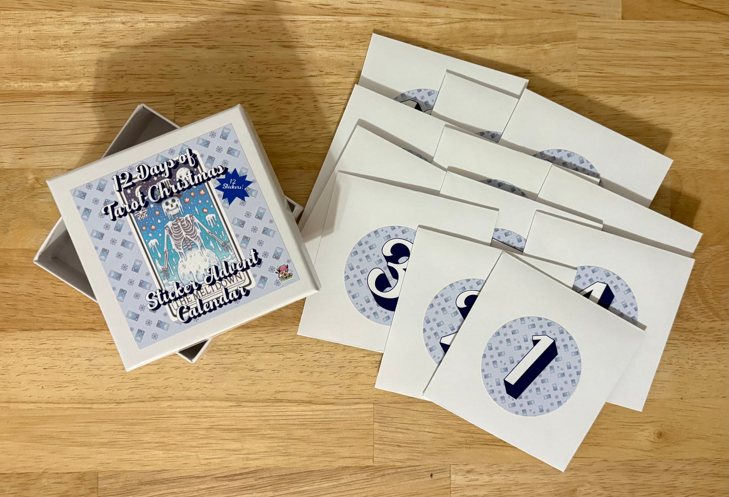Sticker Advent Calendar, Tarot Christmas
