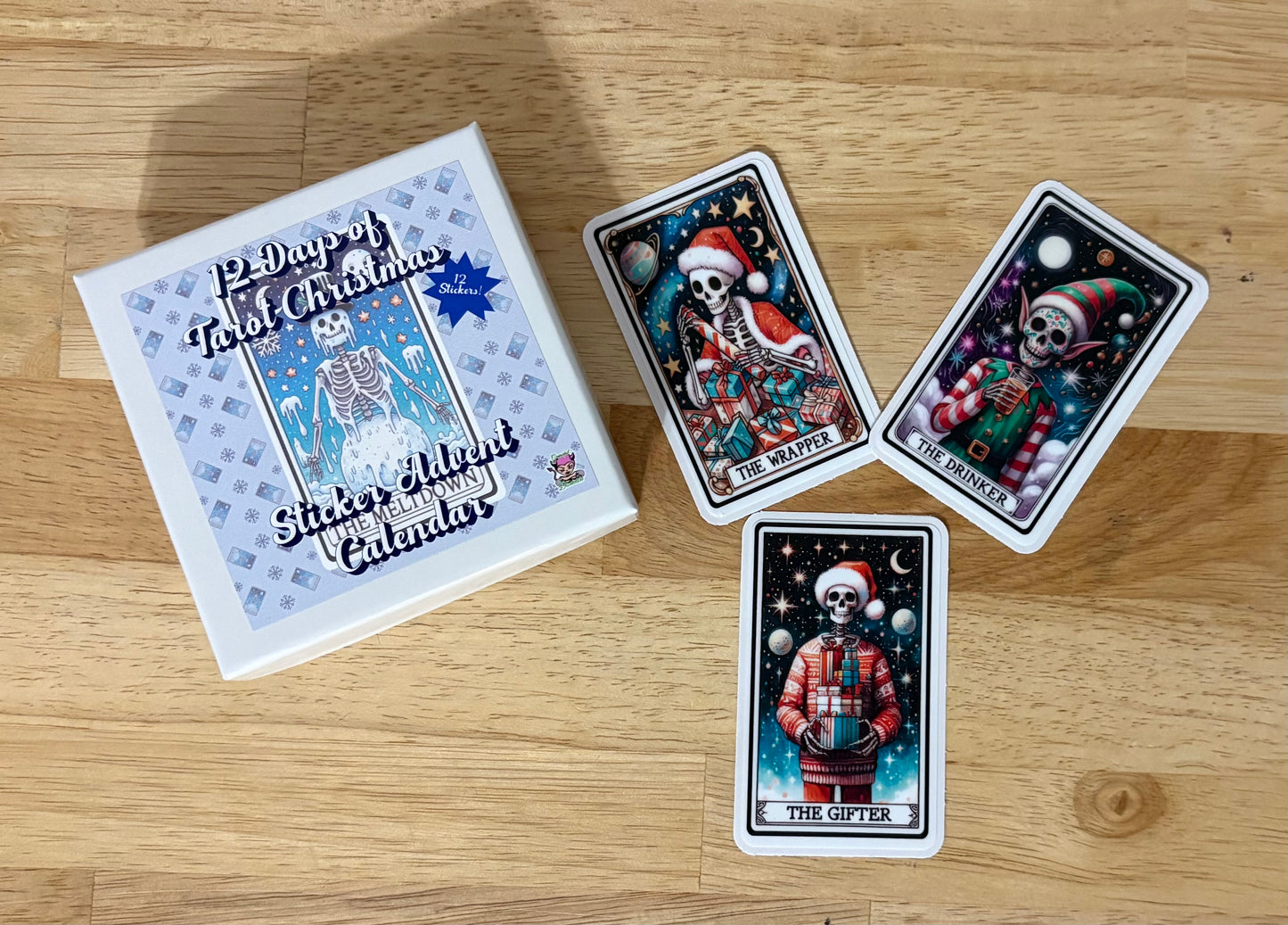 Sticker Advent Calendar, Tarot Christmas