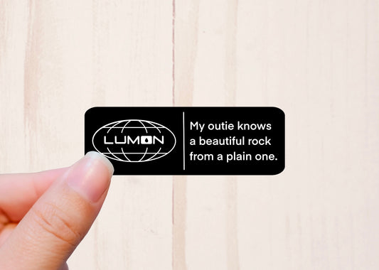 Beautiful Rock, Outie Affirmation (Severance Inspired), Vinyl Sticker
