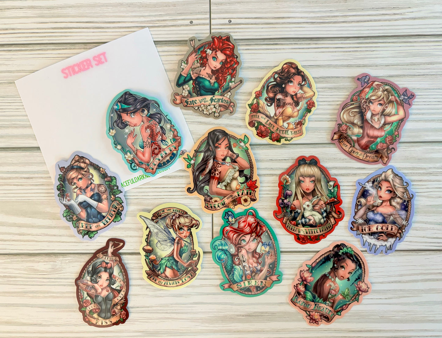 Badass Babes Set, Vinyl Sticker
