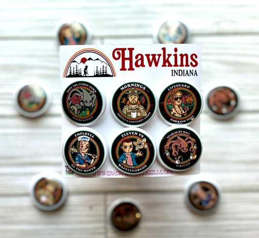 Stranger Things Inspired, Pin Back Button Set