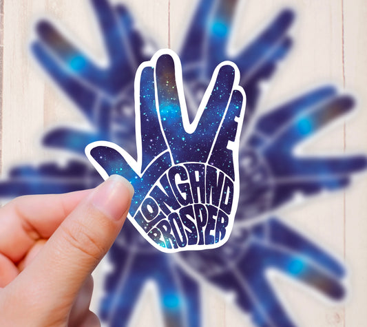 Live Long and Prosper, Vinyl Sticker