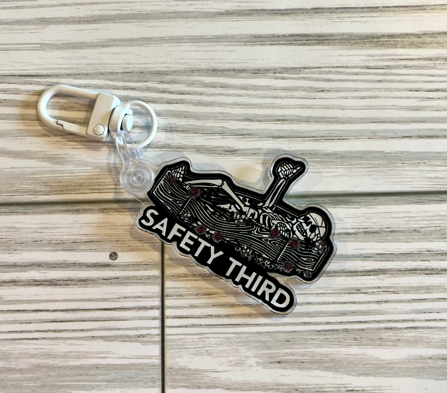 Safety Third, Acrylic Charm