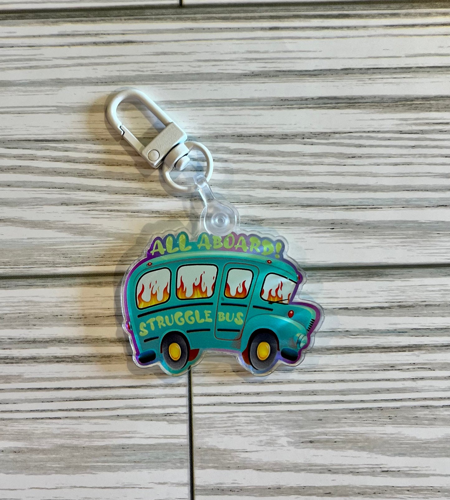 Struggle Bus, Acrylic Charm