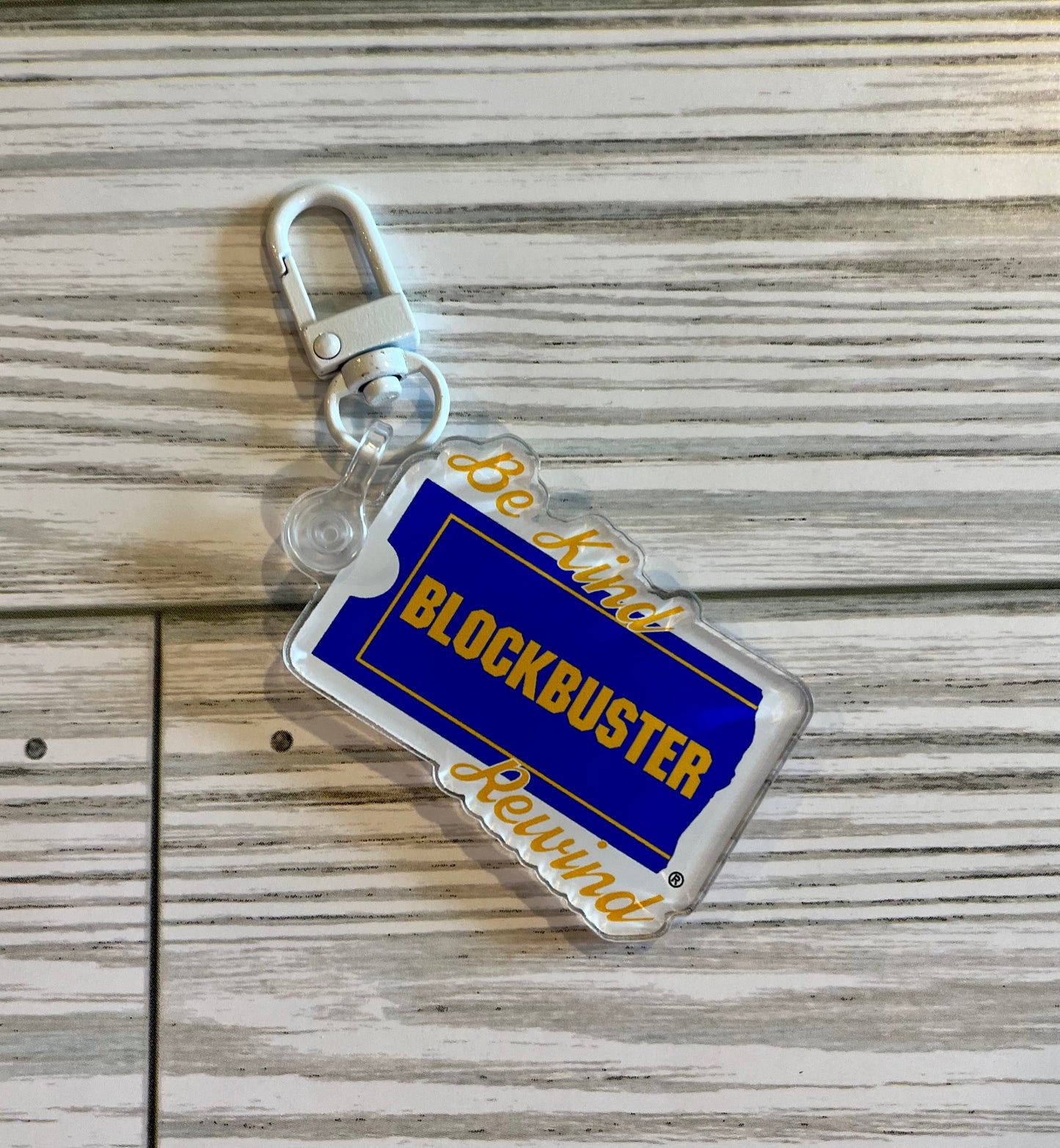 Be Kind, Rewind, Acrylic Charm