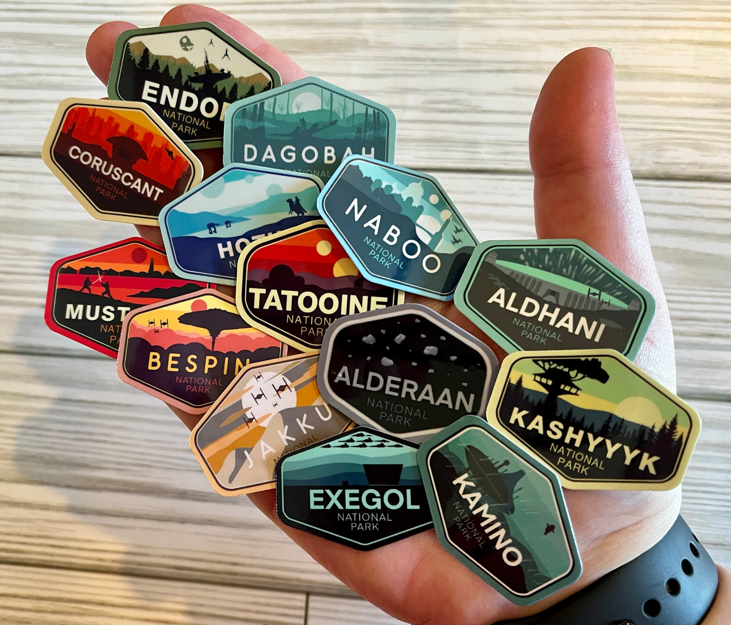 National Parks Mini Set, Vinyl Stickers