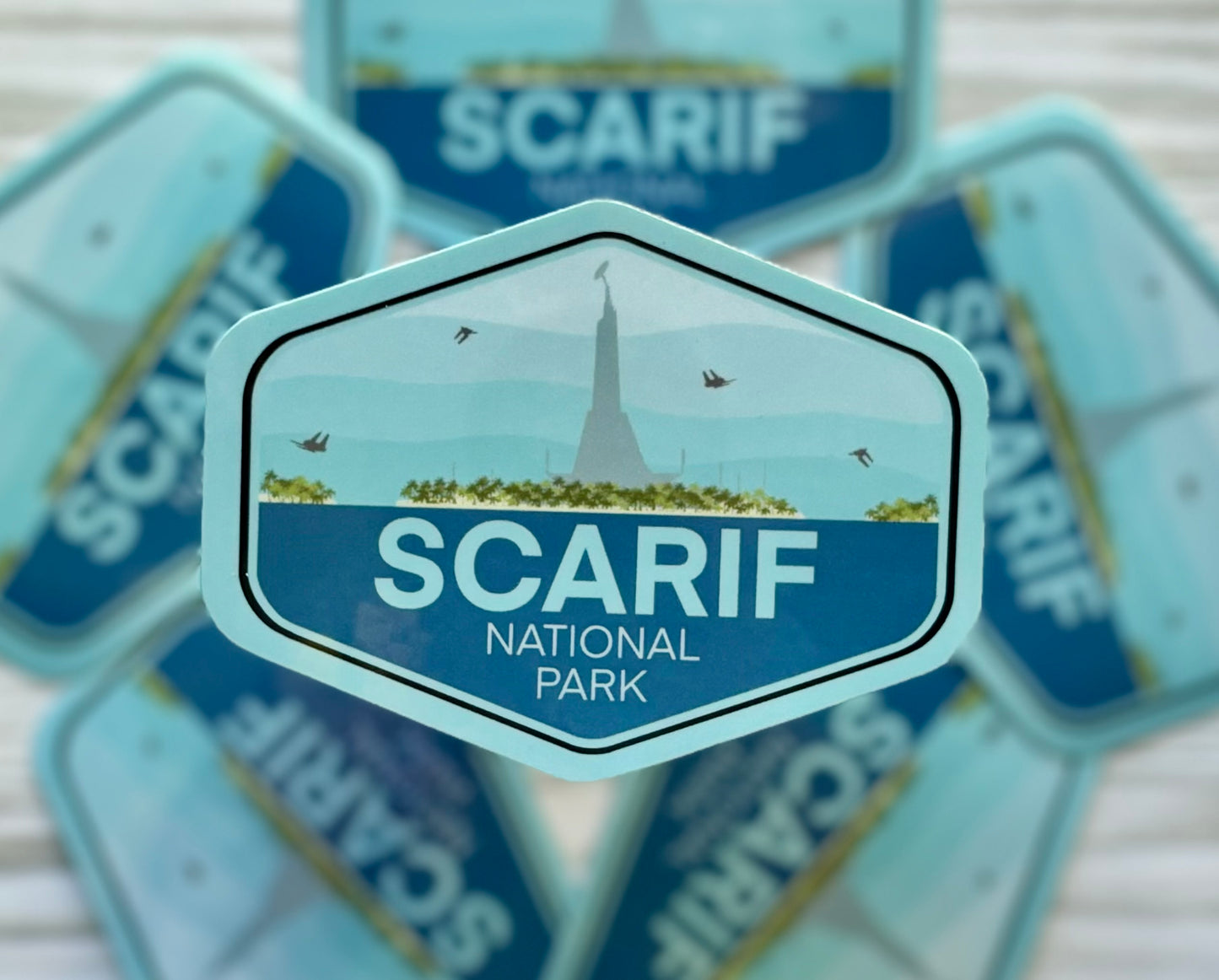 Star Wars National Park, Scarif, Vinyl Sticker