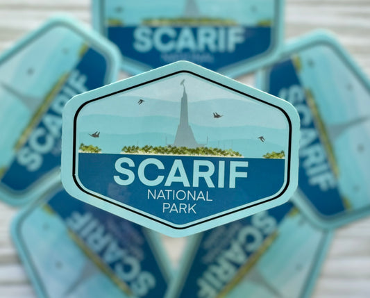 Star Wars National Park, Scarif, Vinyl Sticker