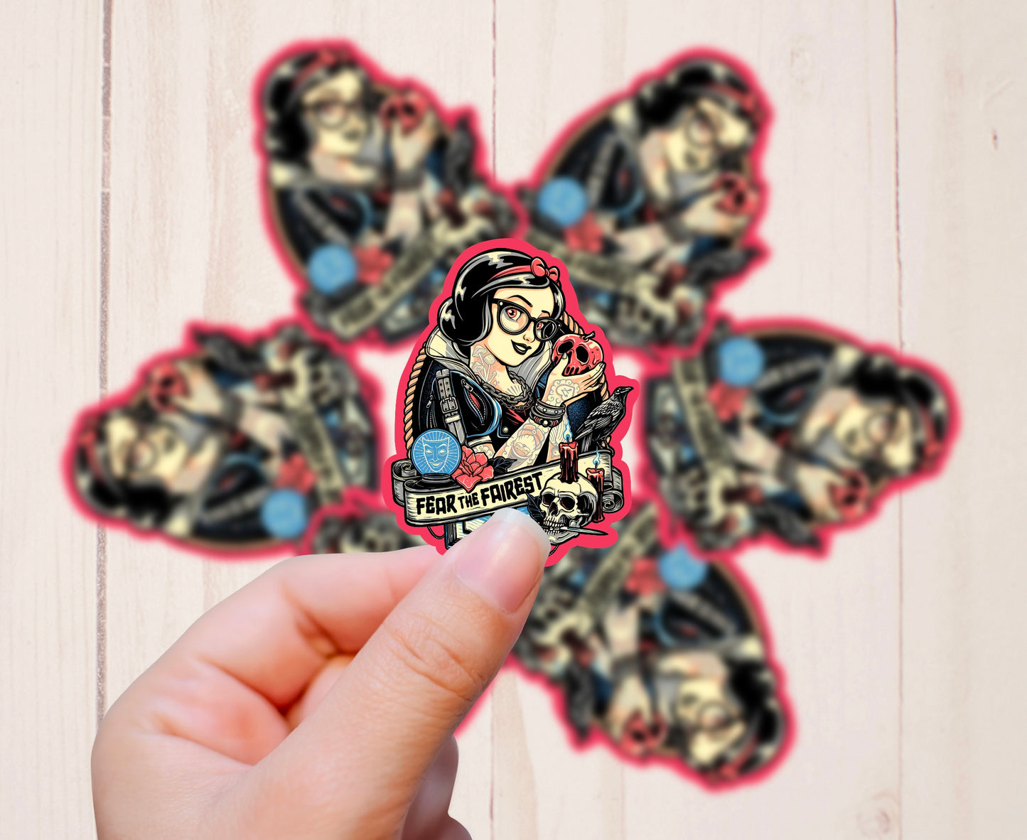 Goth Punk Princess, Snow, Vinyl Sticker