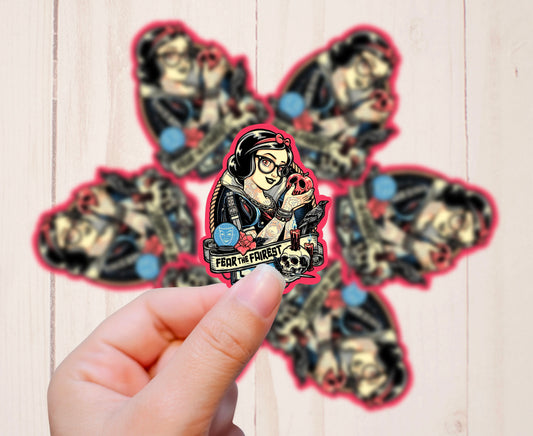 Goth Punk Princess, Snow, Vinyl Sticker