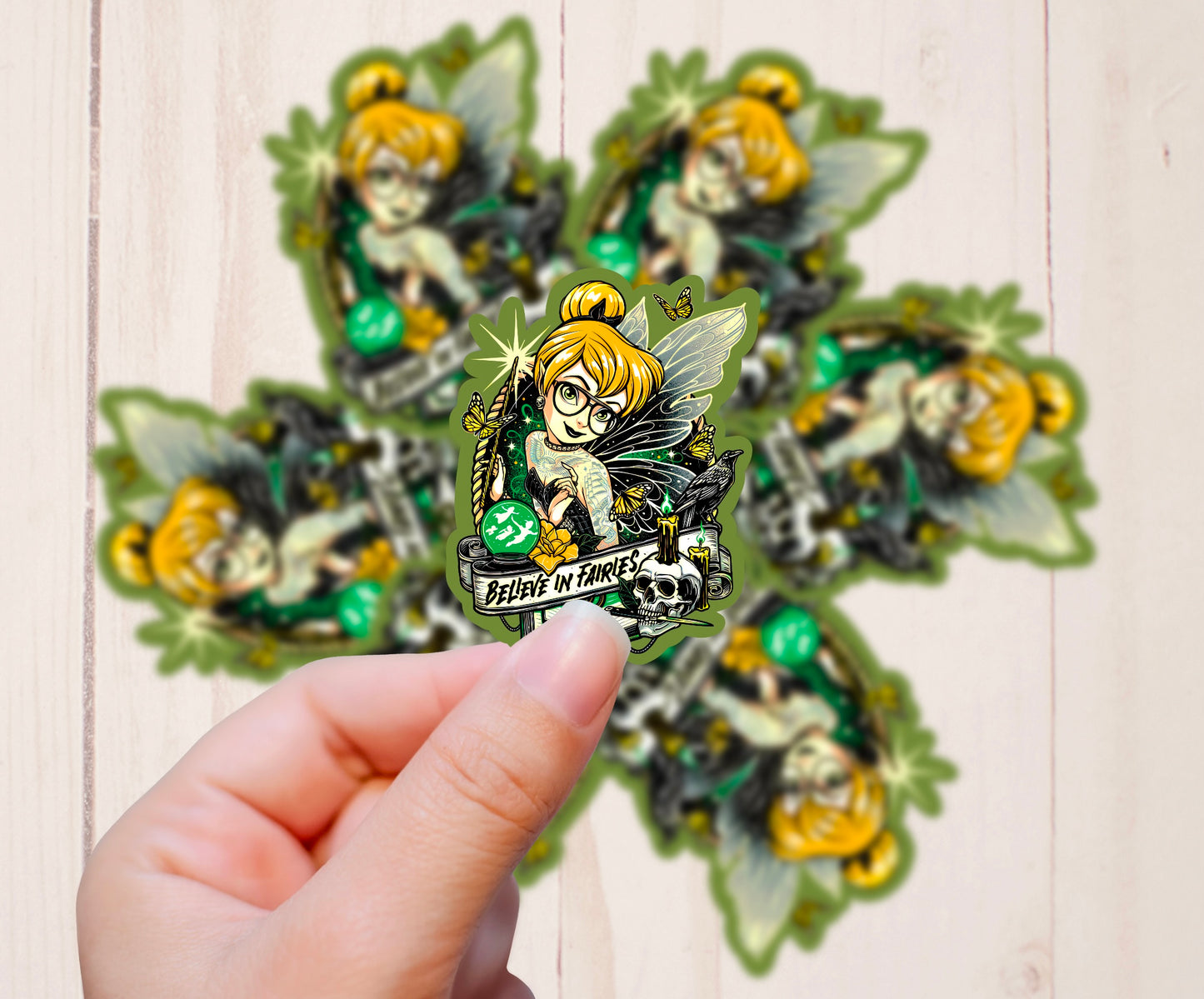 Goth Punk Princess, Tink, Vinyl Sticker