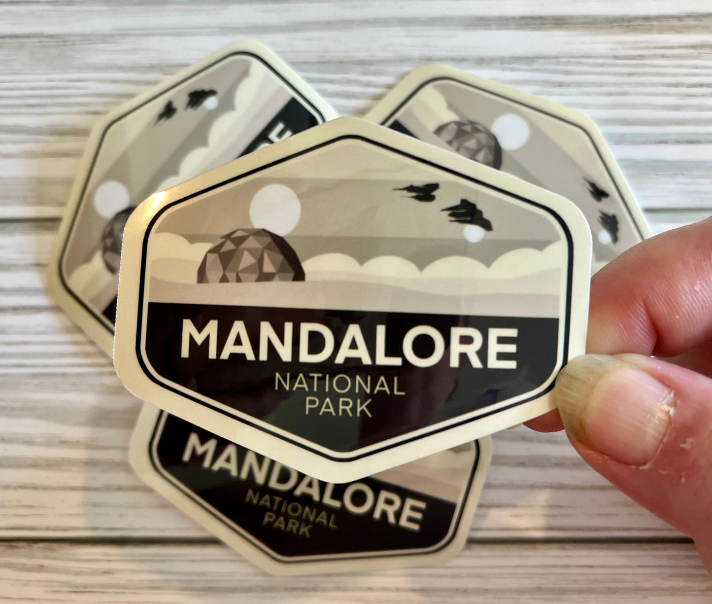 Star Wars National Park, Mandalore, Vinyl Sticker