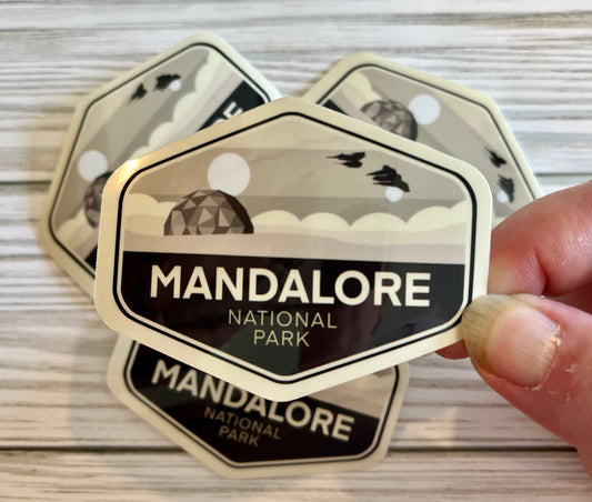 Star Wars National Park, Mandalore, Vinyl Sticker