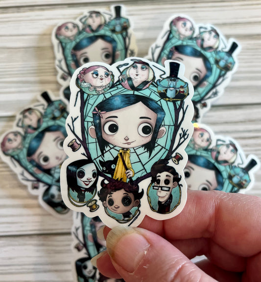 Coraline, Vinyl Sticker