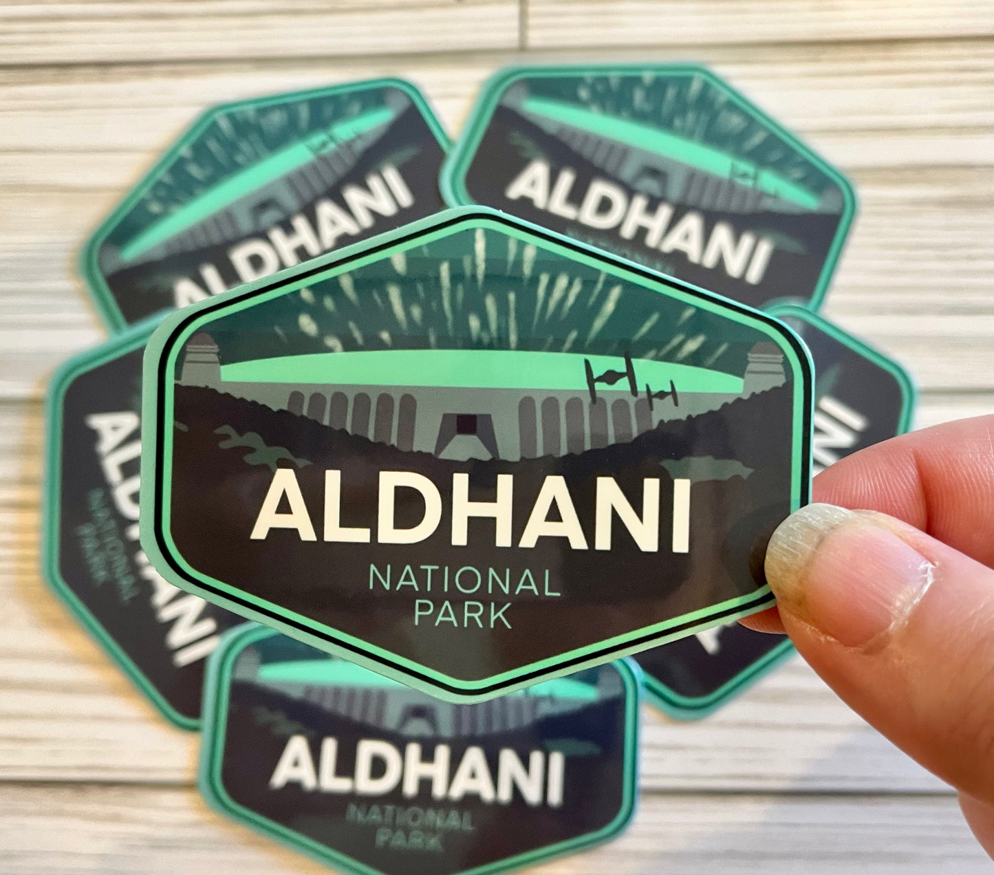 Star Wars National Park, Aldhani, Vinyl Sticker