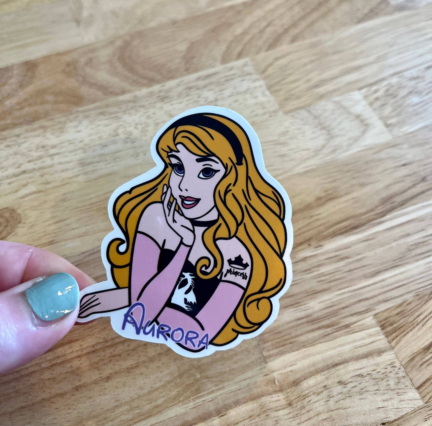 Aurora, Disney Princess, Vinyl Sticker, Sleeping Beauty