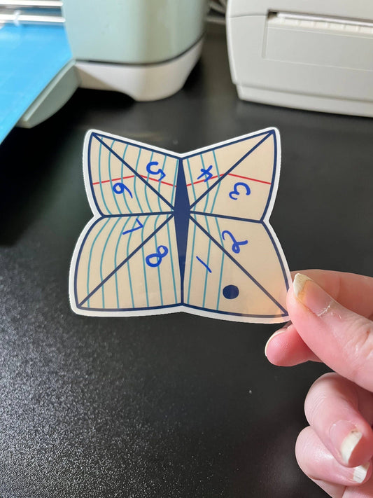 Cootie Catcher, Vinyl Sticker