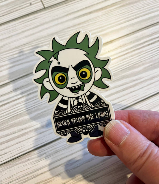 Beetlejuice, Horror, Vinyl Sticker