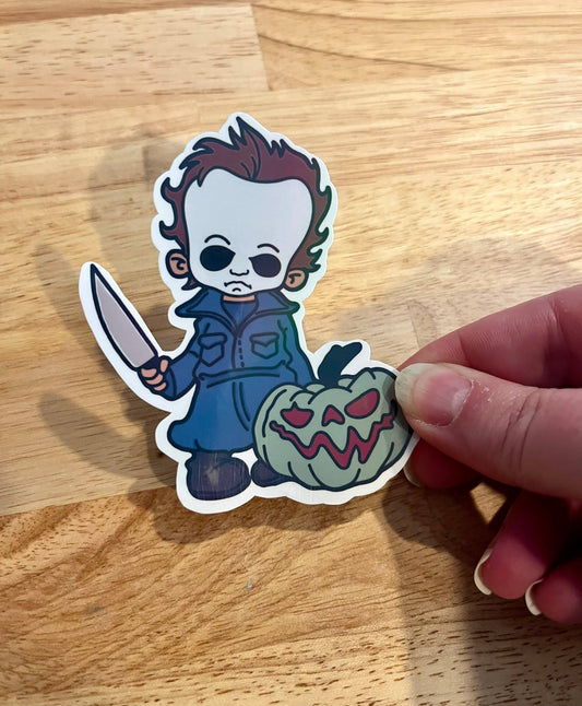 Michael Myers, Horror, Vinyl Sticker, Halloween