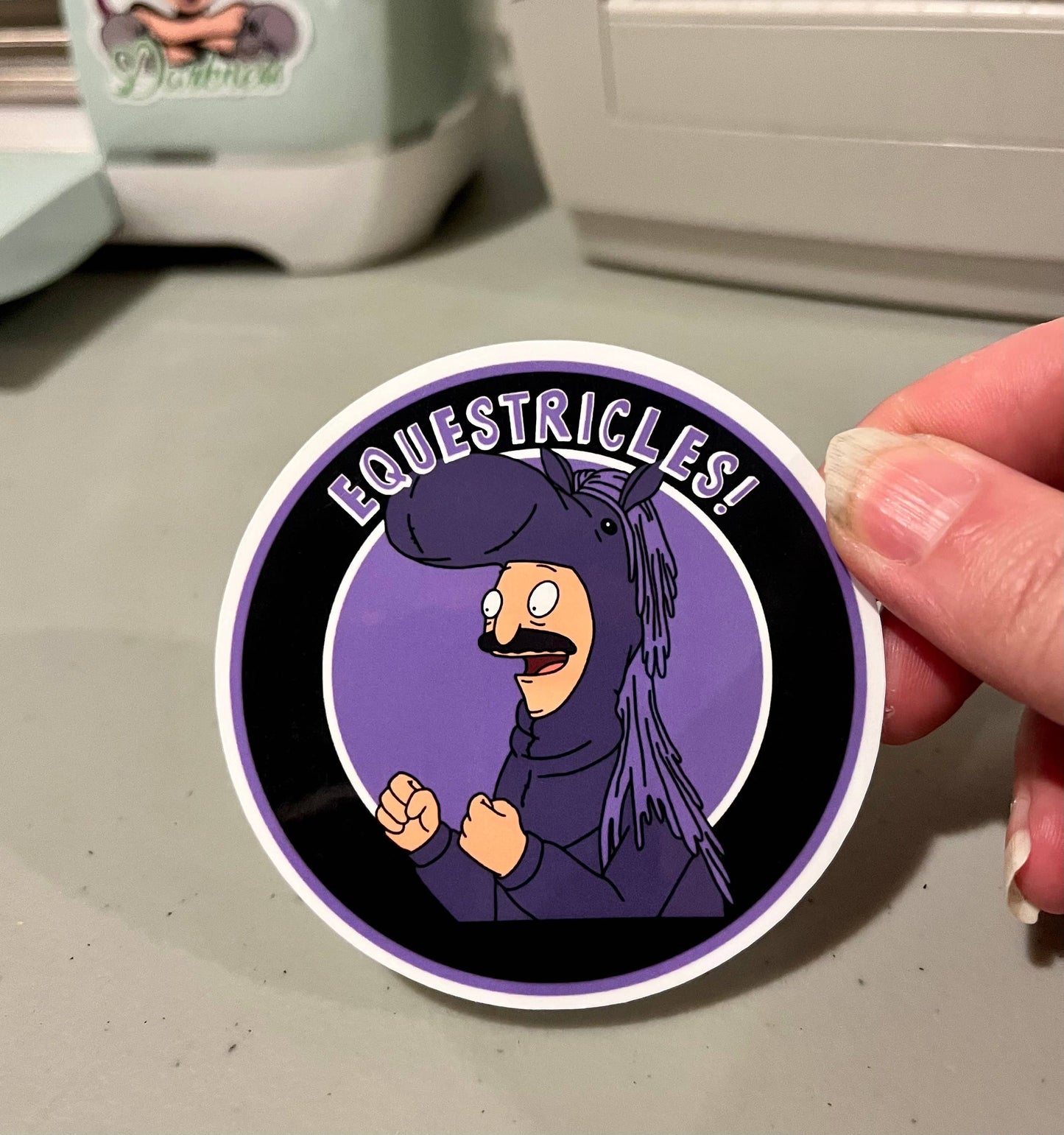 Bob's Burgers, Bob, Equestricles, Vinyl Sticker