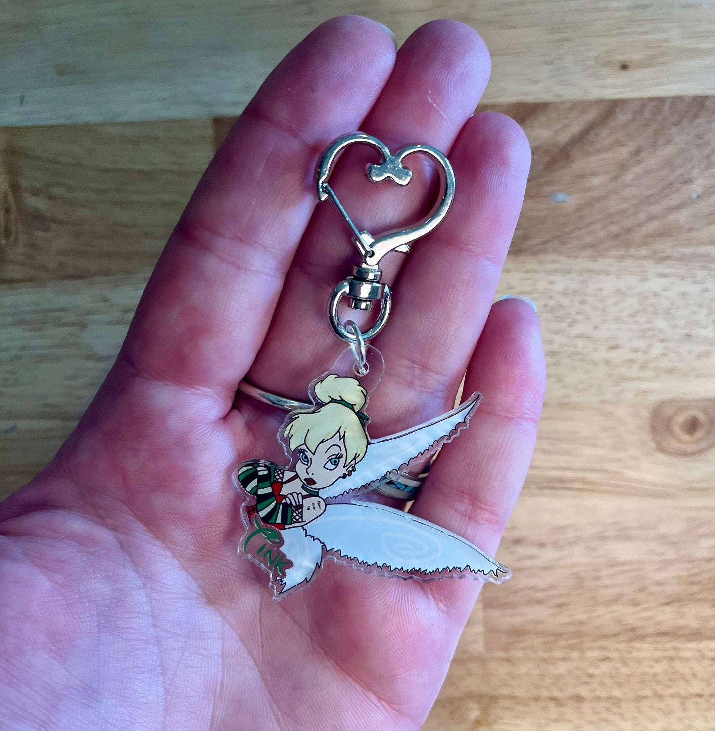 Tinkerbell, Acrylic Charm, Disney Princess, Peter Pan