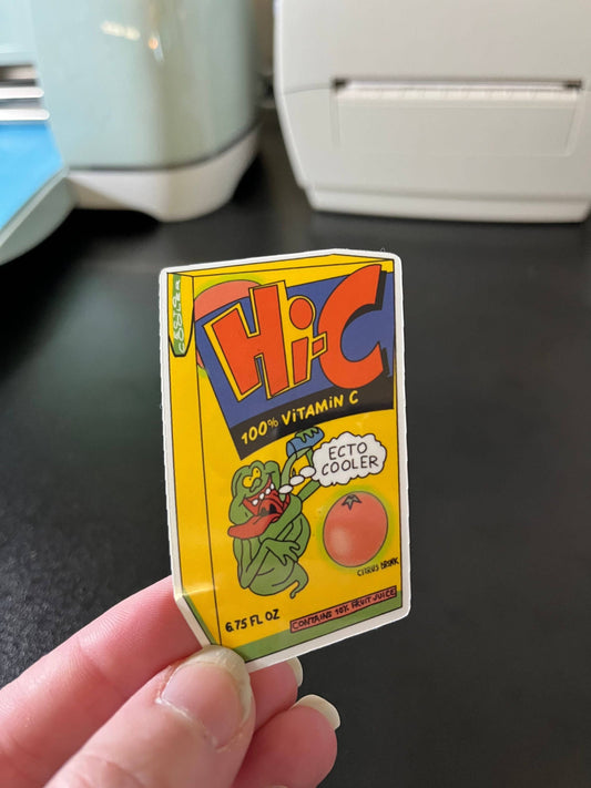 Ecto Cooler, Vinyl Sticker