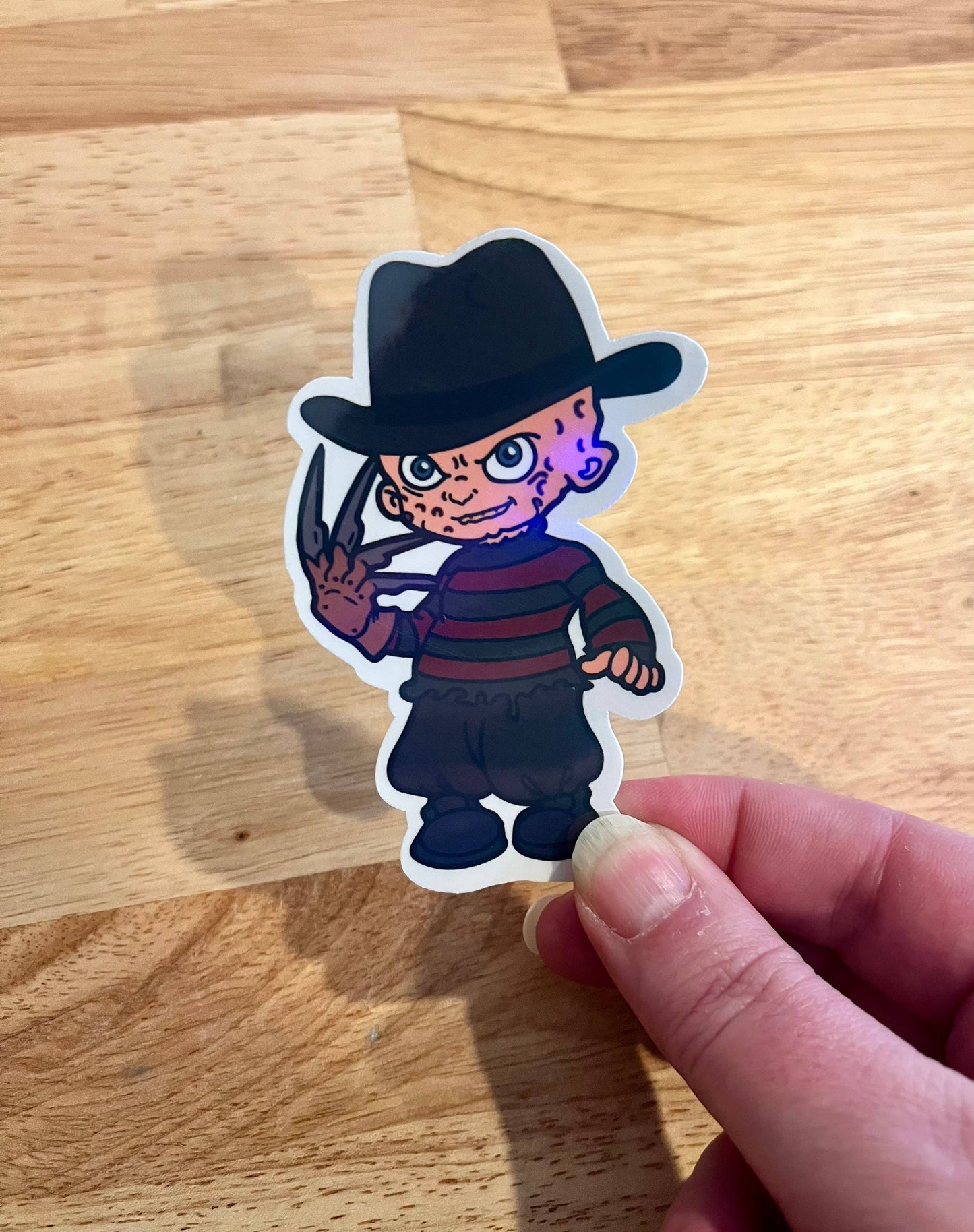 Freddy, Horror, Vinyl Sticker, Nightmare on Elm Street