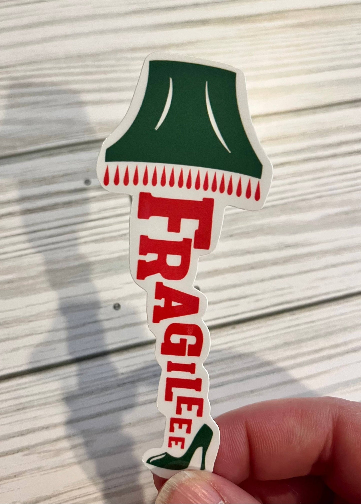 Fragile, Vinyl Sticker, A Christmas Story