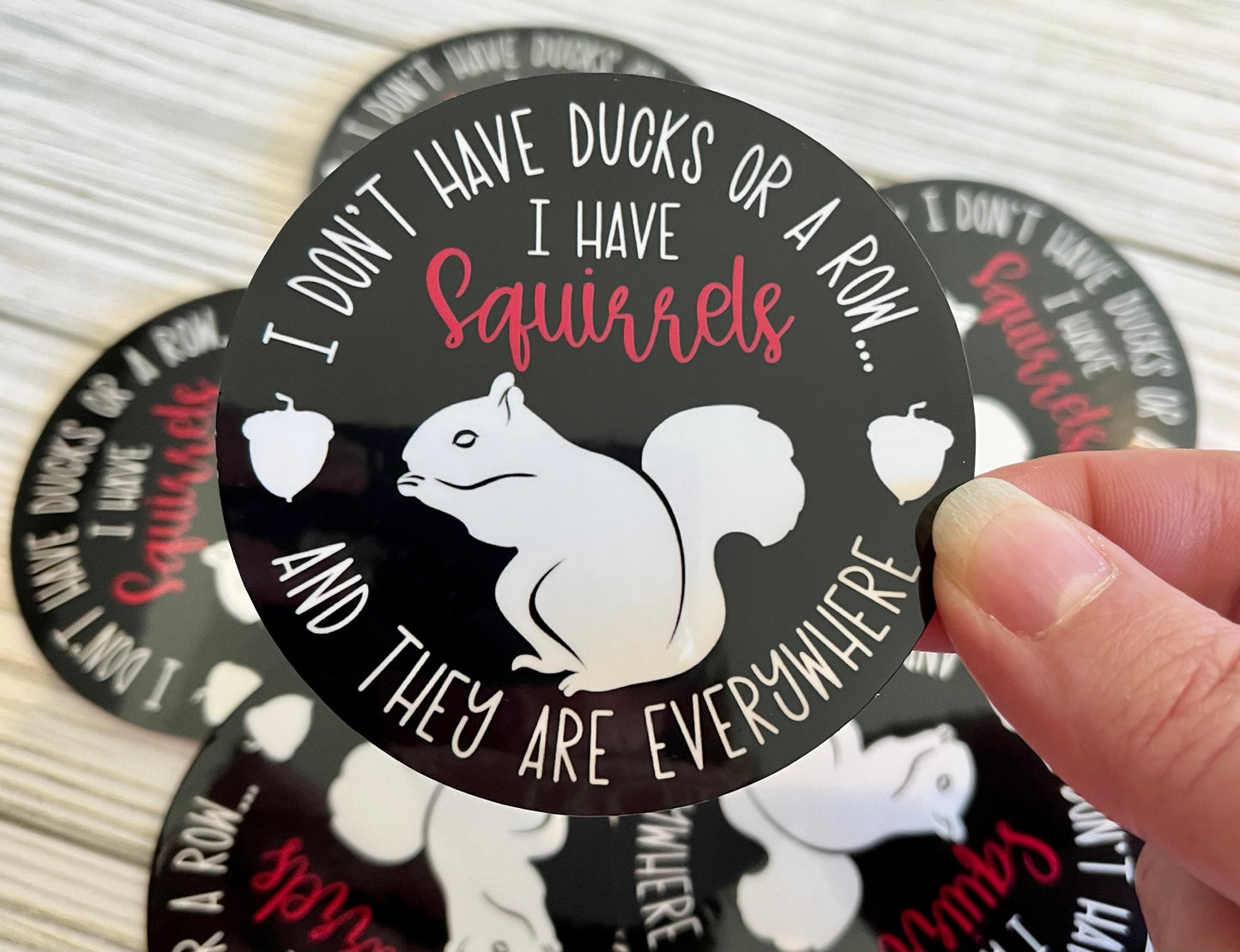 Squirrels, Vinyl Sticker