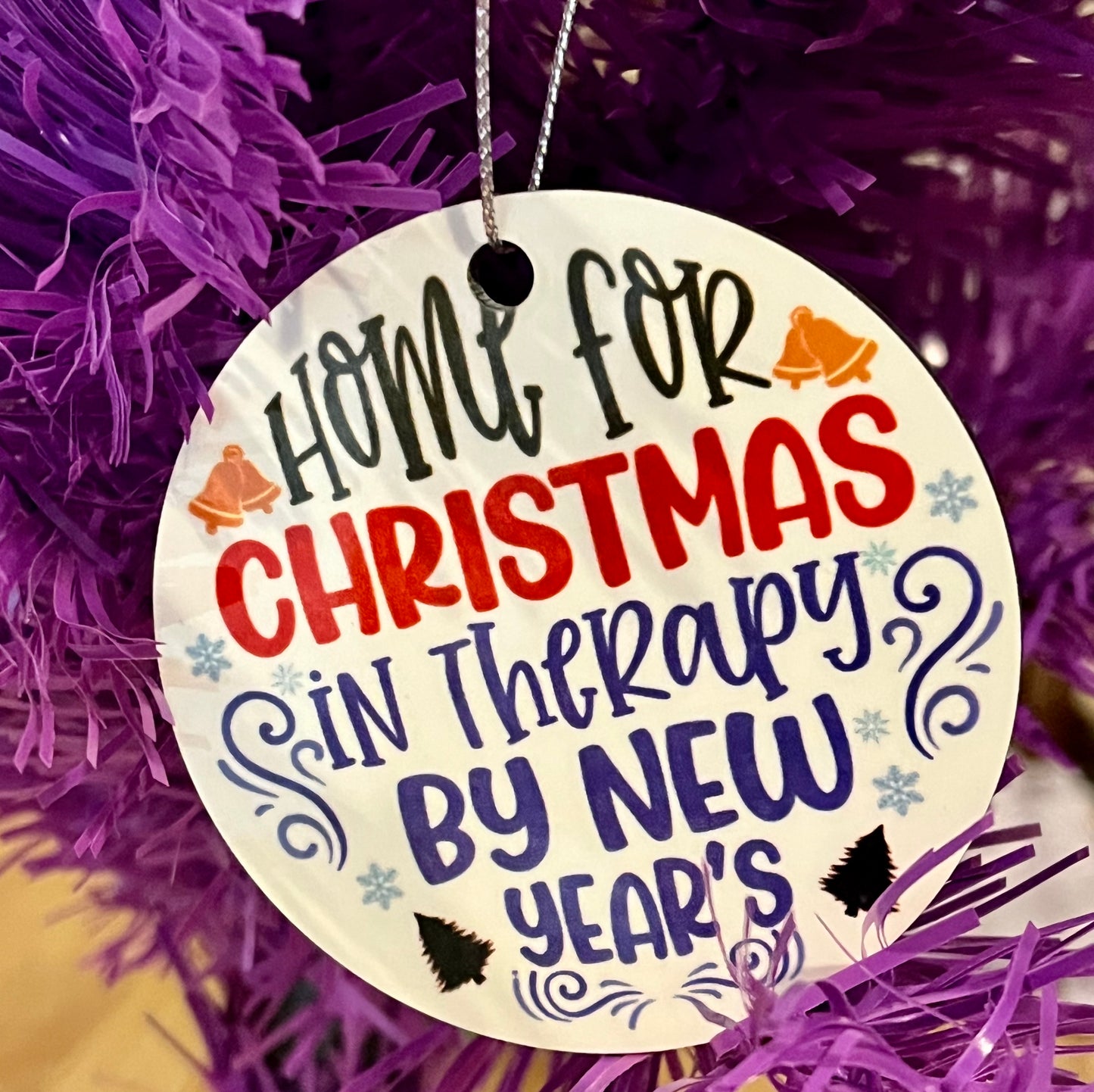 Therapy by New Years Ornament