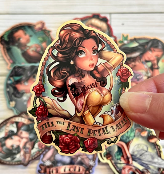 Badass Babes, Last Petal Belle, Vinyl Sticker