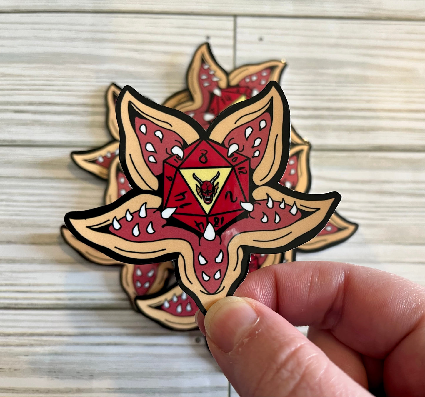 Hellfire, Dice, Vinyl Sticker, Stranger Things