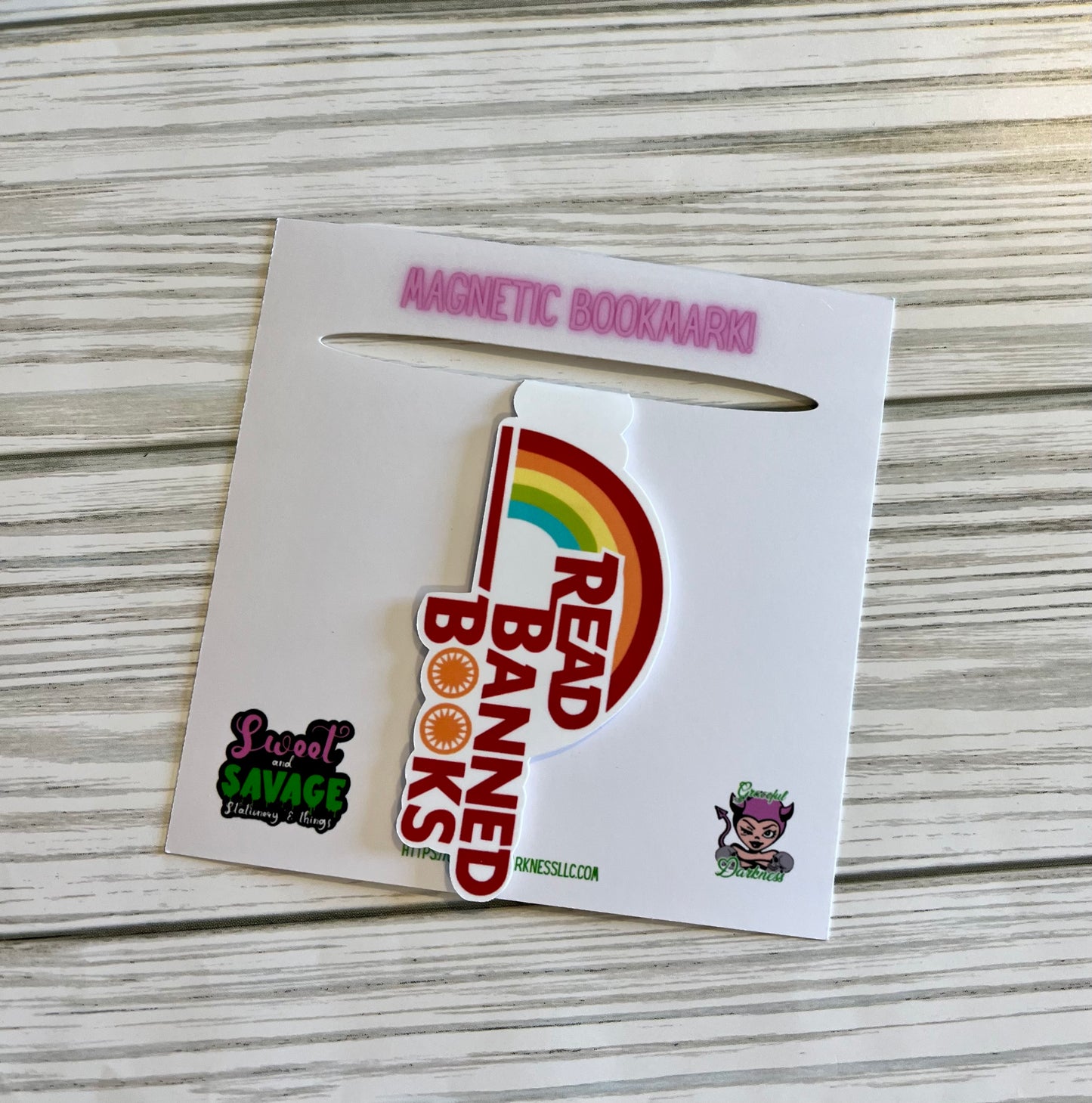 Read Banned Books, Magnetic Bookmark