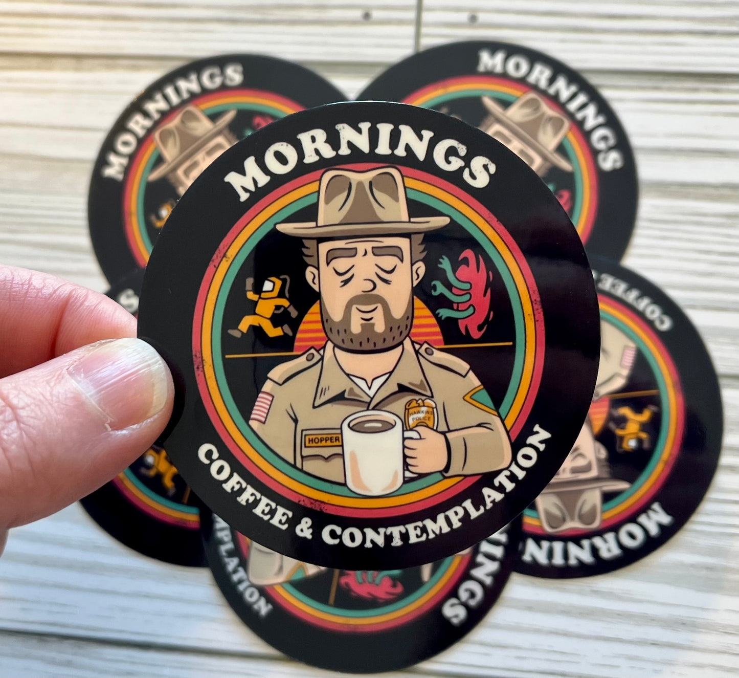 Coffee & Contemplation, Vinyl Sticker