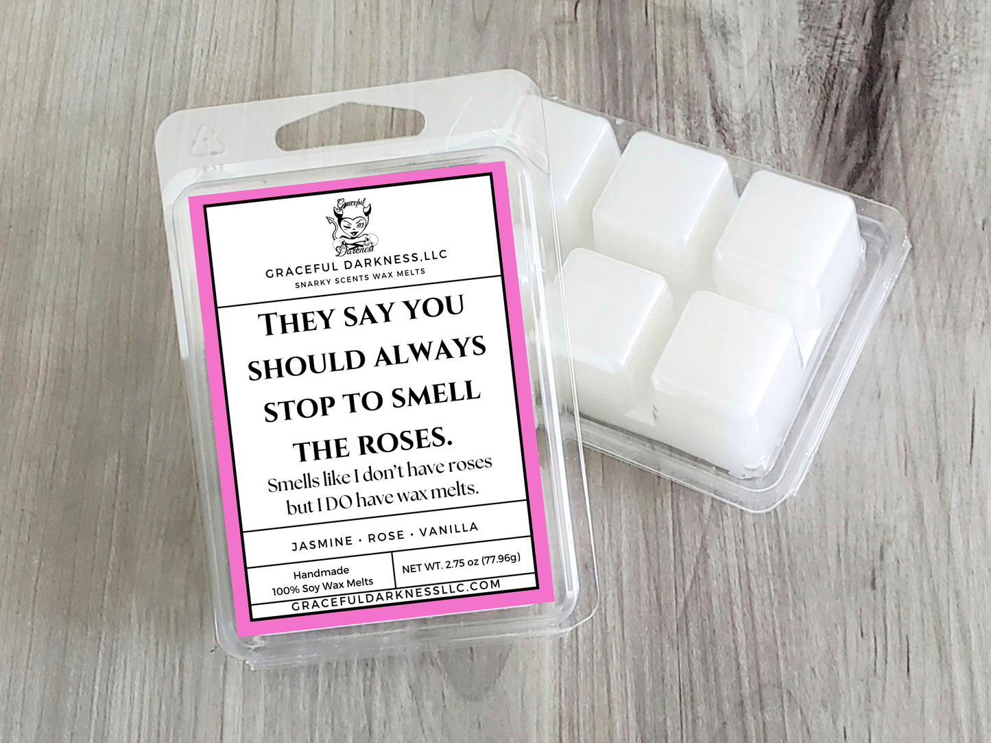 Smell the Roses, Snarky Scents Wax Melts