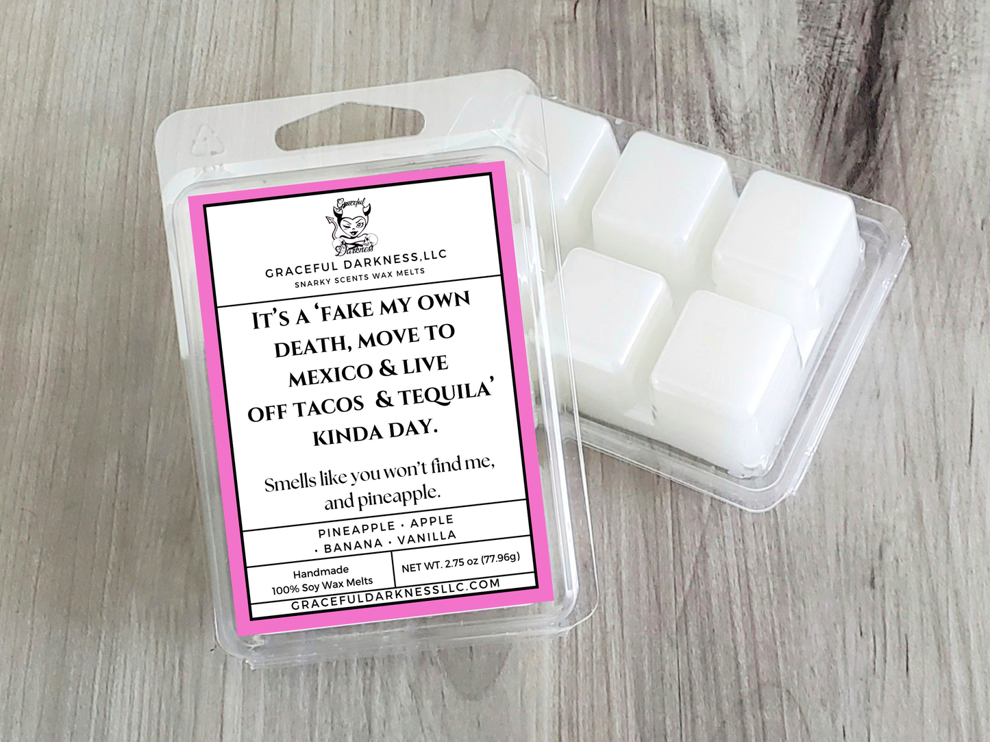 I need a Vacation, Snarky Scents Wax Melts