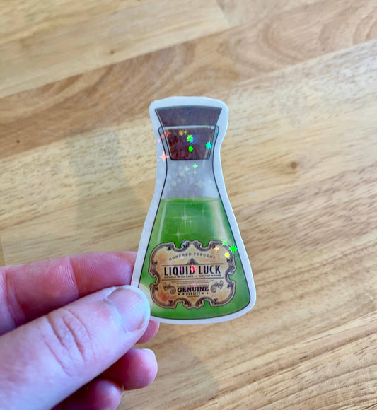 Liquid Luck Sticker, Vinyl Sticker, Harry Potter