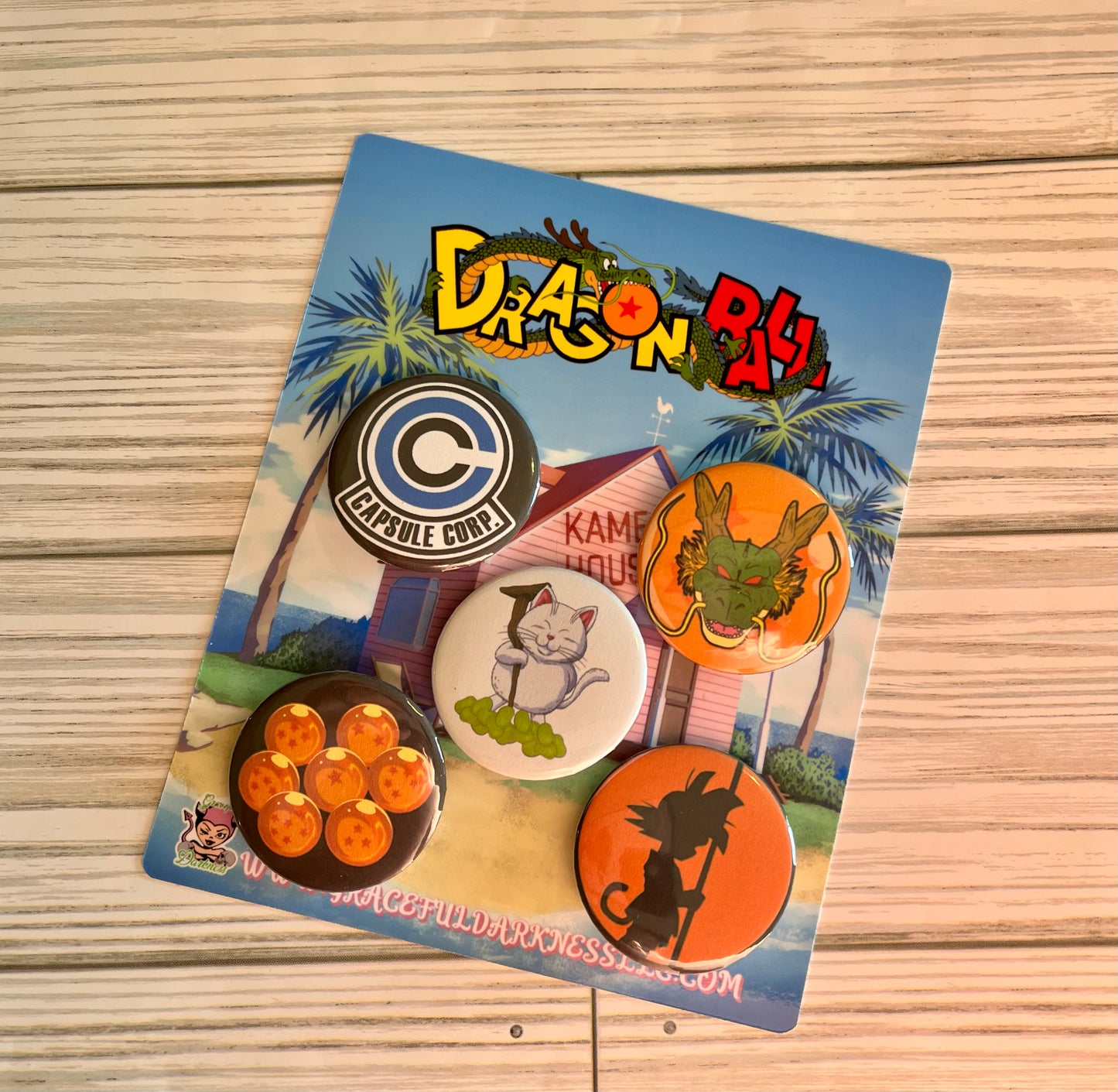 DragonBall, Pin Back Button Set