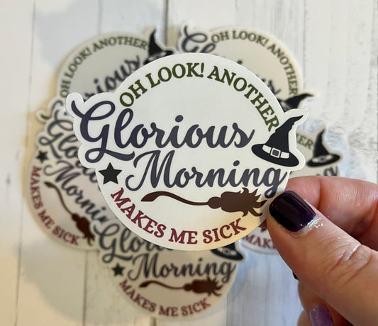 Glorious Morning, Vinyl Sticker