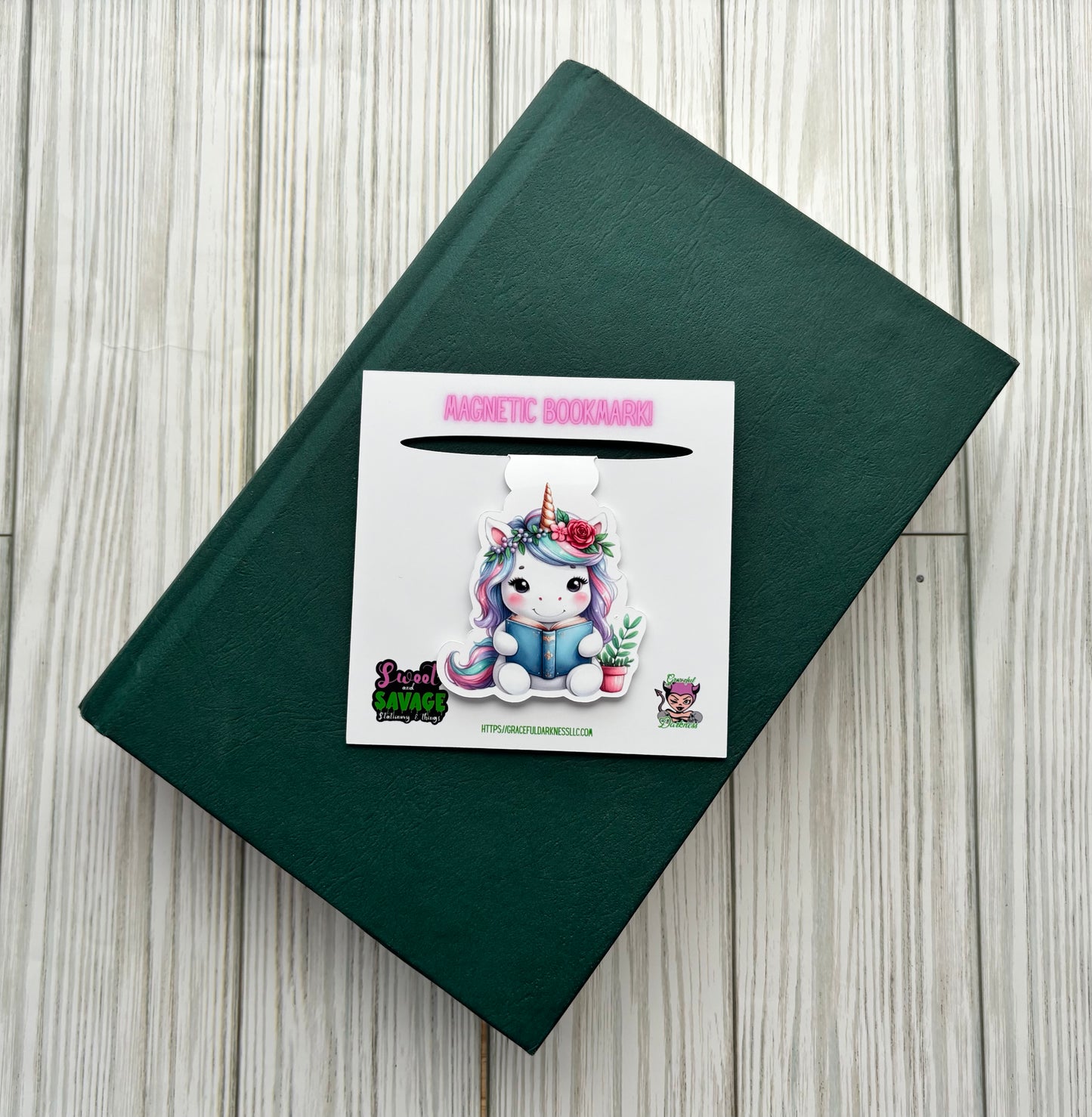 Unicorn, Magnetic Bookmark