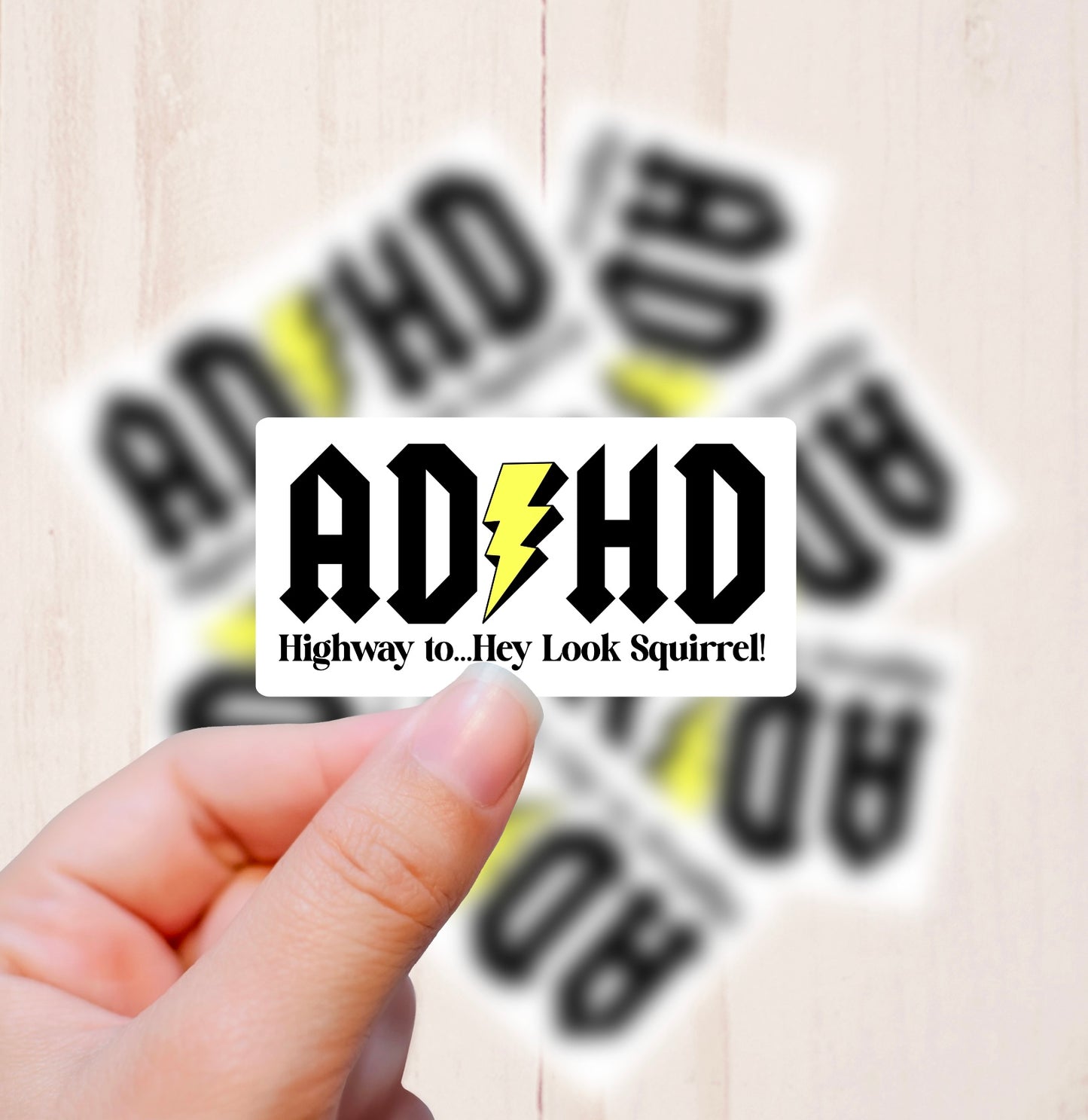 ADHD Highway, Vinyl Sticker
