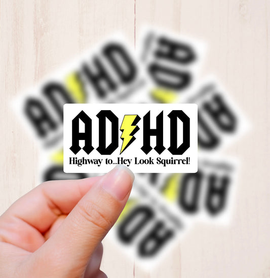 ADHD Highway, Vinyl Sticker