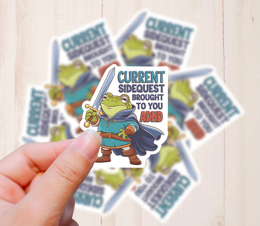 Side Quest, Vinyl Sticker