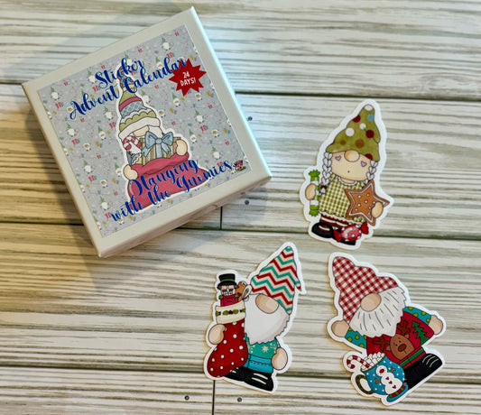 Sticker Advent Calendar, Hanging with the Gnomies