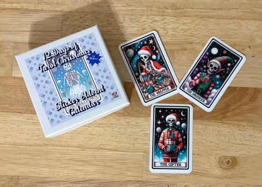 Sticker Advent Calendar, Tarot Christmas