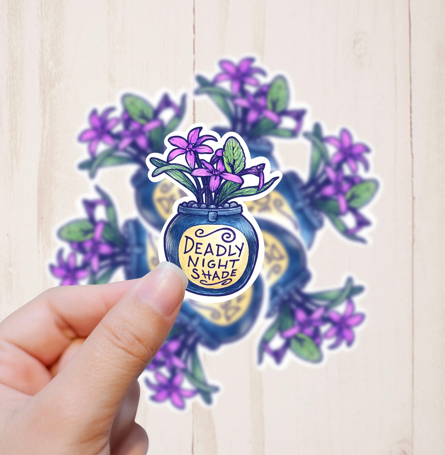Deadly Nightshade, Vinyl Sticker
