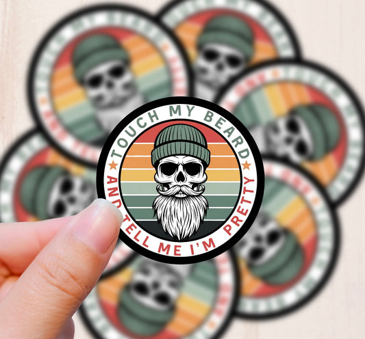 My Beard, Vinyl Sticker