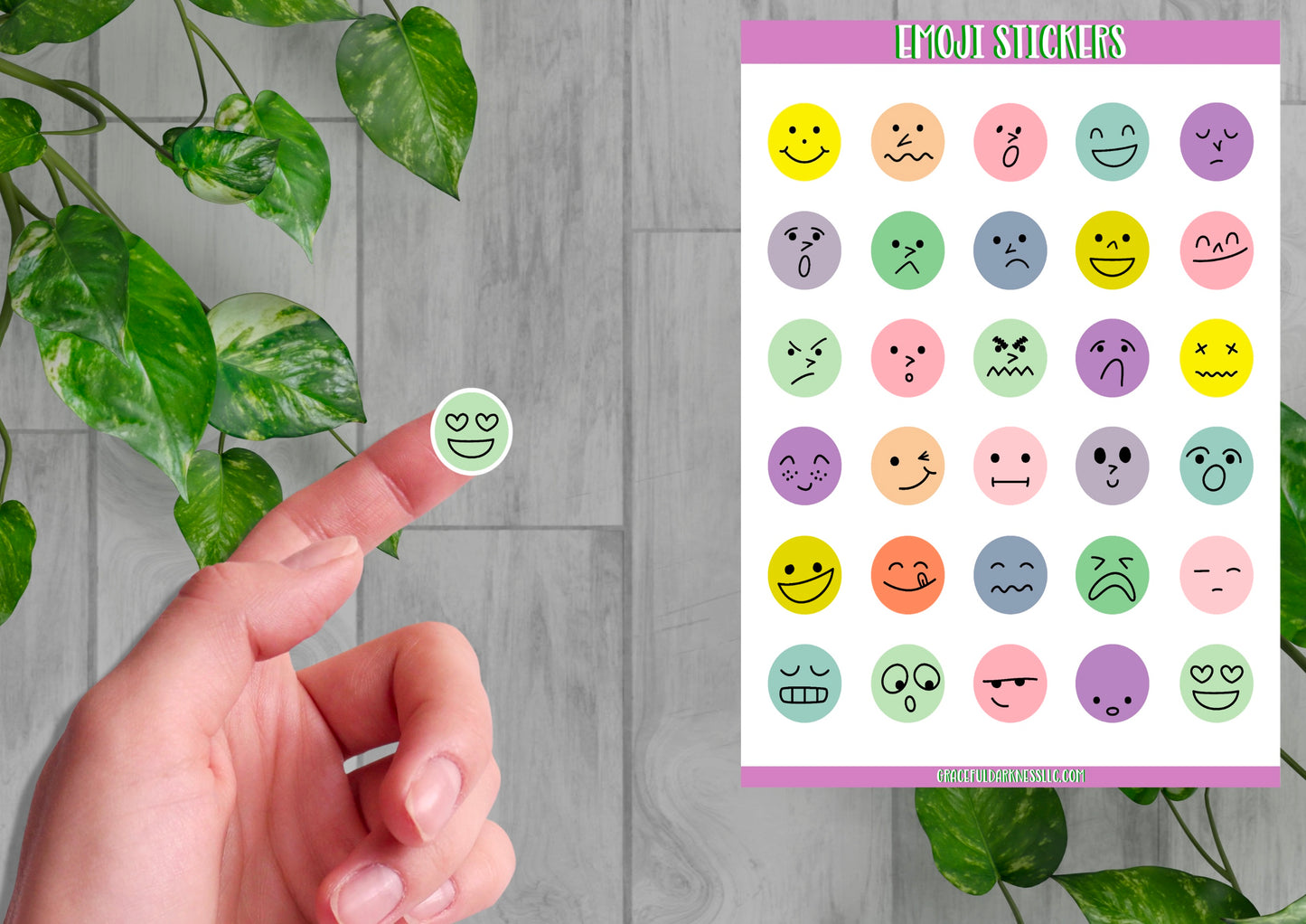 Emoji Sticker Sheets