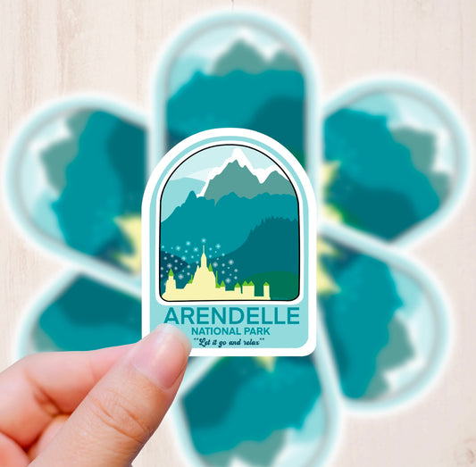 National Park, Arendelle, Vinyl Sticker